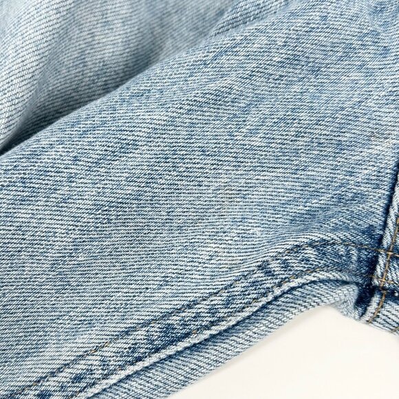 Agolde Criss Cross Waist Upsized Jean in Suburbia - Picture 10 of 10